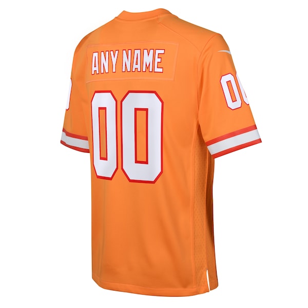 Tampa Bay Buccaneers Nike Youth Custom Throwback Game Jersey - Orange - Image 3