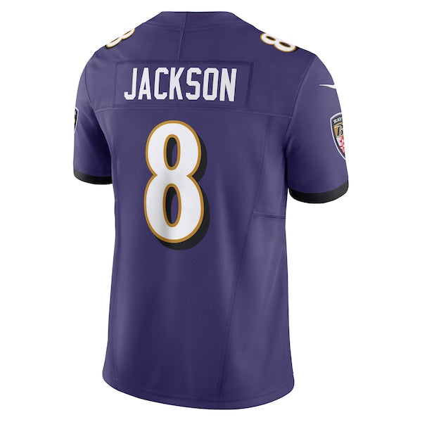 Lamar Jackson Baltimore Ravens Nike Vapor F.U.S.E. Limited Jersey - Purple - Image 3