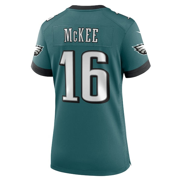 Tanner McKee Philadelphia Eagles Nike Women's Team Game Jersey - Midnight Green - Image 3