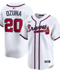 Marcell Ozuna Atlanta Braves Nike Home Limited Player Jersey - White