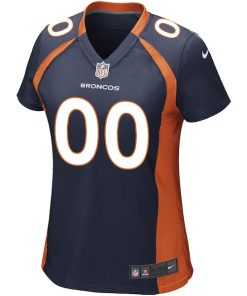 Alternative view of Denver Broncos Nike Women's Alternate Custom Game Jersey - Navy