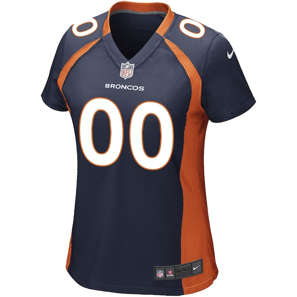 Denver Broncos Nike Women's Alternate Custom Game Jersey - Navy - Image 2