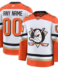 Anaheim Ducks  Away Premium Custom Jersey - White