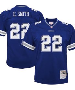 Emmitt Smith Dallas Cowboys Youth Retired Player Legacy Jersey - Navy