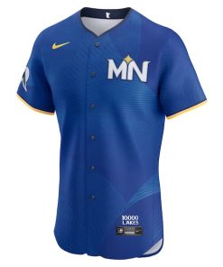 Alternative view of Minnesota Twins Nike 2024 City Connect Limited Jersey - Royal