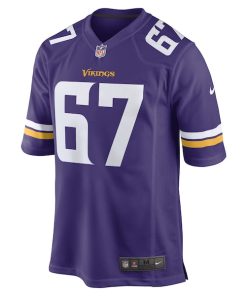Alternative view of Ed Ingram Minnesota Vikings Nike Game Player Jersey - Purple