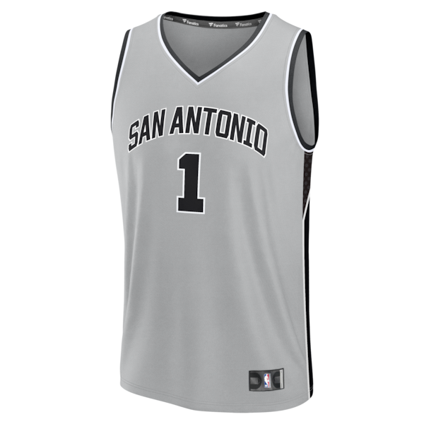Victor Wembanyama San Antonio Spurs Youth Fast Break Jersey - Statement Edition - Silver - Image 2