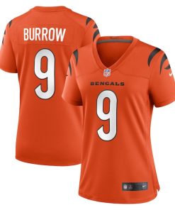 Joe Burrow Cincinnati Bengals Nike Women's Game Jersey - Orange/Black