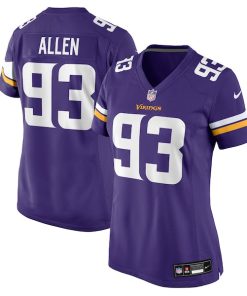 Jonathan Allen Minnesota Vikings Nike Women's Team Game Jersey -  Purple