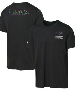 Detroit Lions Nike Youth 2025 NFL Crucial Catch Tri-Blend Dri-FIT T-Shirt - Black