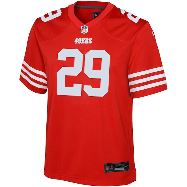 Talanoa Hufanga San Francisco 49ers Nike Youth Game Jersey - Scarlet - Image 2