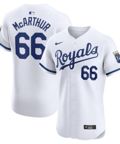 James Macarthur Kansas City Royals Nike Home Elite Player Jersey - White