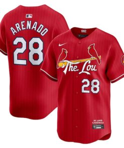 Nolan Arenado St. Louis Cardinals Nike 2024 City Connect Limited Player Jersey - Red