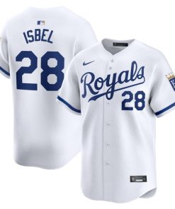 Kyle Isbel Kansas City Royals Nike Home Limited Player Jersey - White