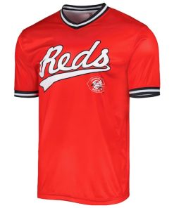 Alternative view of Cincinnati Reds Stitches Cooperstown Collection Team Jersey - Red