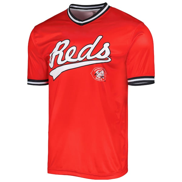 Cincinnati Reds Stitches Cooperstown Collection Team Jersey - Red - Image 2