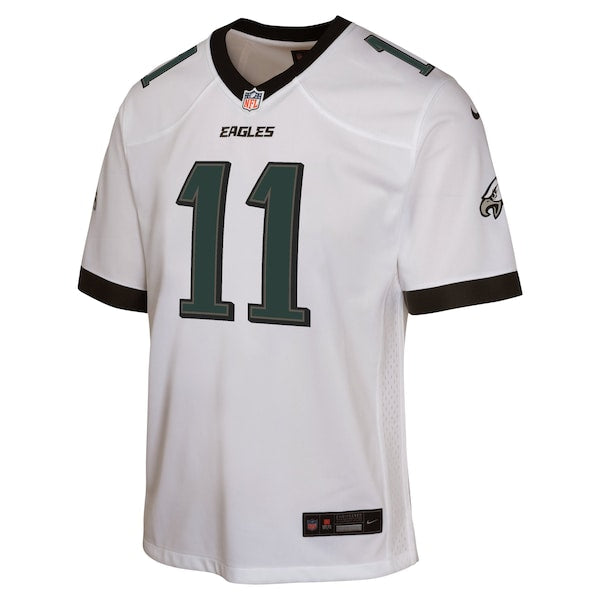 A.J. Brown Philadelphia Eagles Nike Youth Game Jersey - White/Green - Image 3