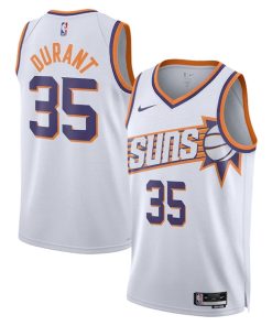 Kevin Durant Phoenix Suns Nike Unisex Swingman Jersey - Association Edition - White/Purple
