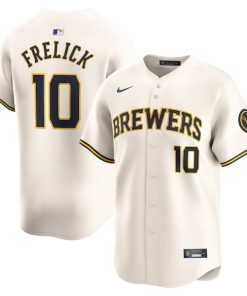 Sal Frelick Milwaukee Brewers Nike Home Limited Player Jersey - Cream