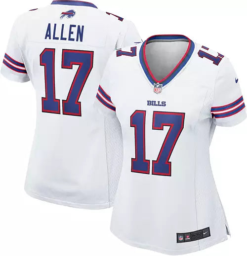 Josh Allen Buffalo Bills Nike Alternate Game Player Women's Jersey - White - Image 2