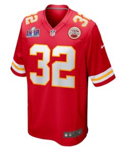 Alternative view of Nick Bolton Kansas City Chiefs Nike Super Bowl LVIII Game Jersey - Red