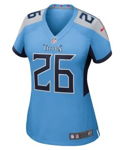 Alternative view of Marcus Harris Tennessee Titans Nike Women's Team Game Jersey -  Light Blue