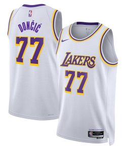Luka Don?i? Los Angeles Lakers Nike Association Edition Unisex Swingman Jersey - White