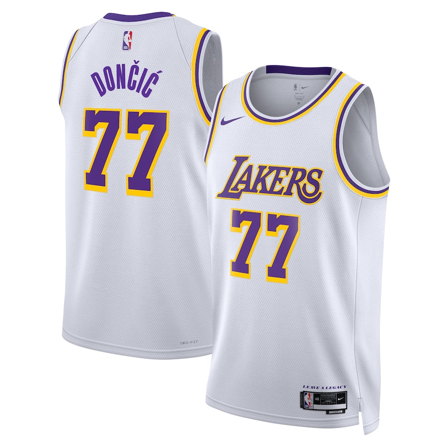 Luka Don?i? Los Angeles Lakers Nike Association Edition Unisex Swingman Jersey - White