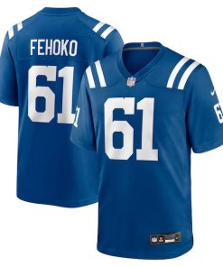 Viliami Fehoko Indianapolis Colts Nike Team Game Jersey -  Royal