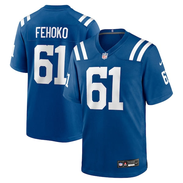 Viliami Fehoko Indianapolis Colts Nike Team Game Jersey - Royal