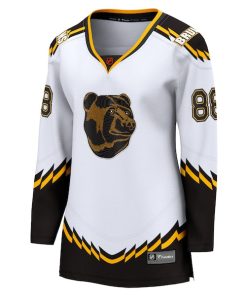 Alternative view of David Pastrnak Boston Bruins  Women's Special Edition 2.0 Breakaway Player Jersey - White