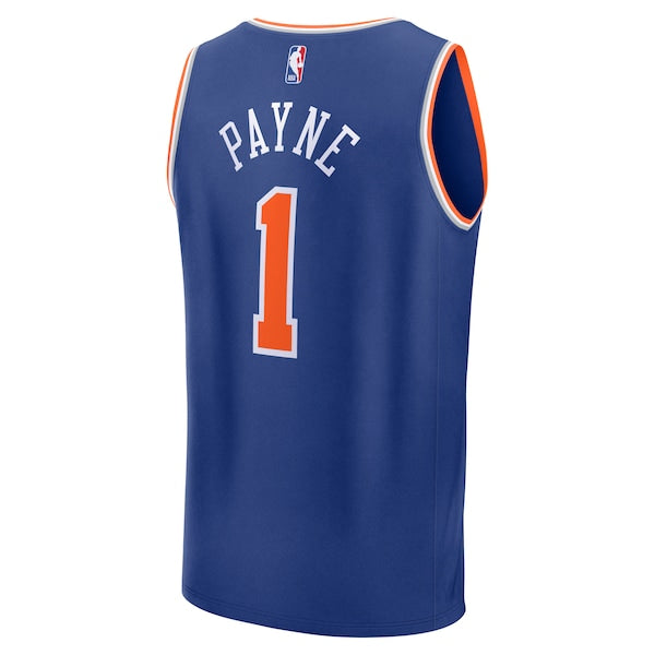 Cameron Payne New York Knicks Fast Break Replica Player Jersey - Icon Edition - Blue - Image 3