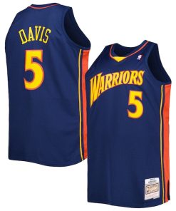Baron Davis Golden State Warriors Big & Tall Hardwood Classics 2006/07 Swingman Jersey - Navy