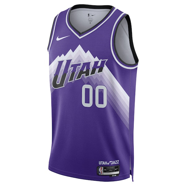 Jordan Clarkson Utah Jazz Nike Unisex 2023/24 Swingman Jersey - Purple - City Edition - Image 3