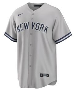 Alternative view of New York Yankees Nike Big & Tall Road Replica Team Jersey - Gray