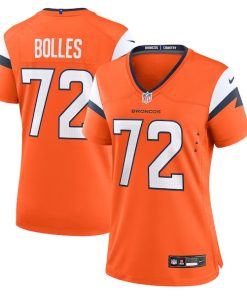 Garett Bolles Denver Broncos Nike Women's Team Game Jersey -  Orange