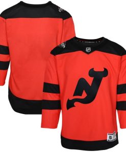 New Jersey Devils Youth 2024 NHL Stadium Series Premier Jersey?¨C Red