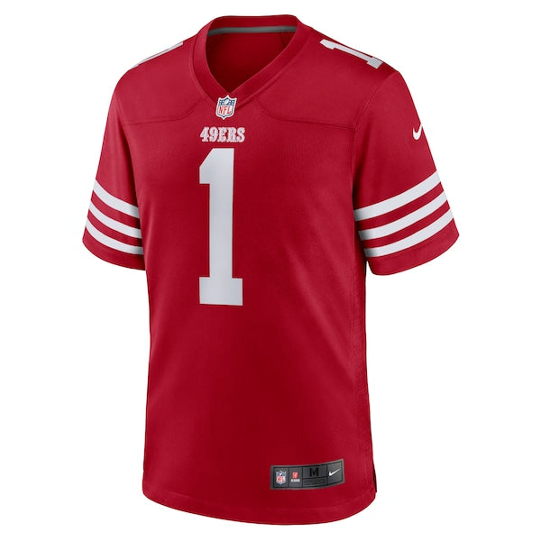 Number 1 Dad San Francisco 49ers Nike Game Jersey - Scarlet - Image 2