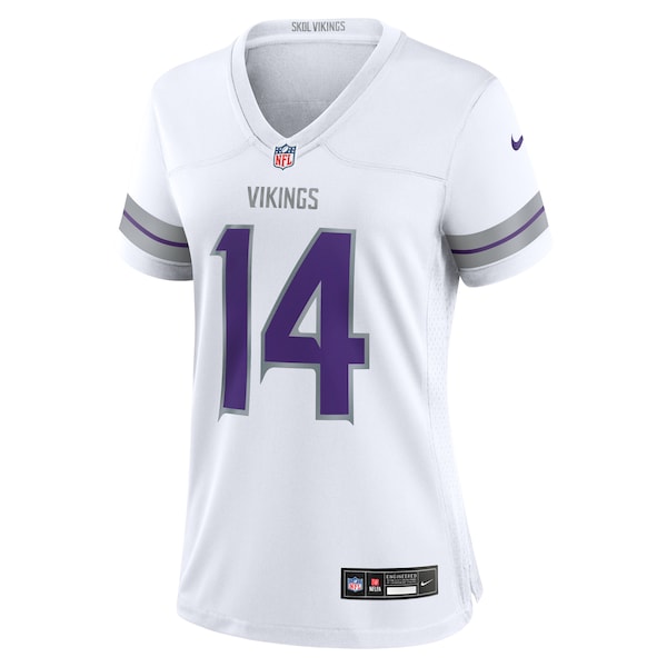 Sam Darnold Minnesota Vikings Nike Women's Alternate Game Player Jersey - White - Image 5