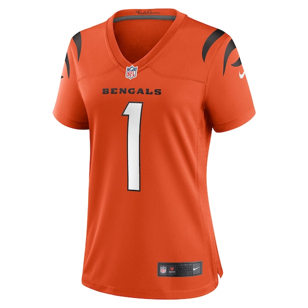Ja'Marr Chase Cincinnati Bengals Nike Women's Game Jersey - Orange - Image 2