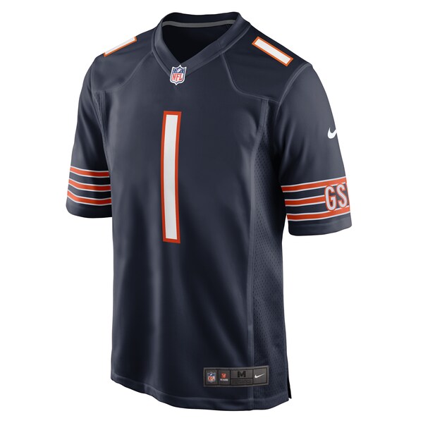 Number 1 Groom Chicago Bears Nike Game Jersey - Navy - Image 2
