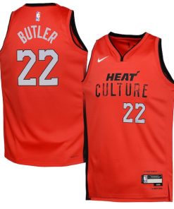 Jimmy Butler Miami Heat Nike Youth 2024/25 Swingman Player Jersey - City Edition - Red