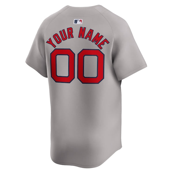 Boston Red Sox Nike Away Limited Custom Jersey - Gray - Image 3