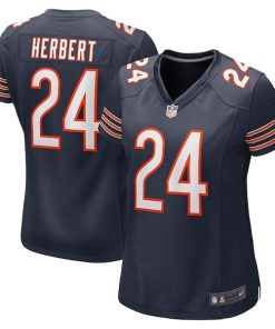 Khalil Herbert Chicago Bears Nike Women's Game Jersey - Navy/Orange