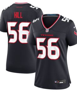 Jamal Hill Houston Texans Nike Women's Team Game Jersey -  Navy