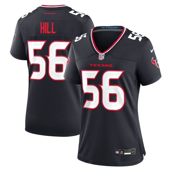Jamal Hill Houston Texans Nike Women's Team Game Jersey - Navy