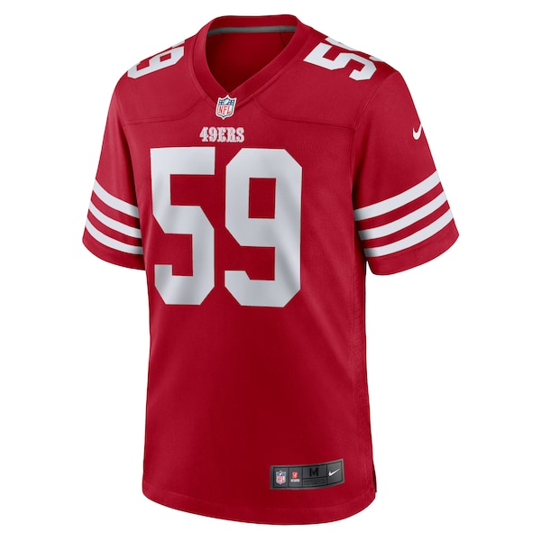 De'Vondre Campbell San Francisco 49ers Nike Team Game Jersey - Scarlet - Image 2