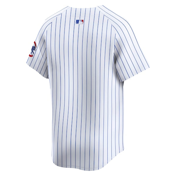 Chicago Cubs Nike Home Limited Jersey - White - Image 3