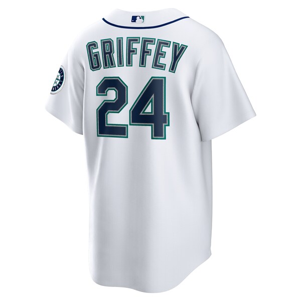 Ken Griffey Jr. Seattle Mariners Nike Home Replica Jersey - White - Image 3