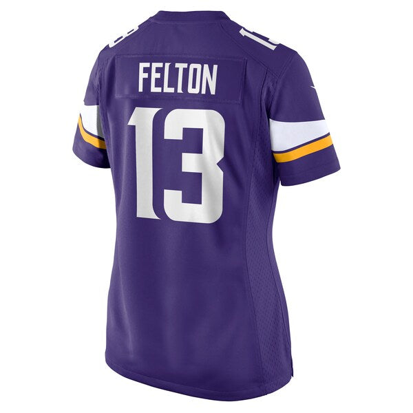 Tai Felton Minnesota Vikings Nike Women's Team Game Jersey - Purple - Image 3